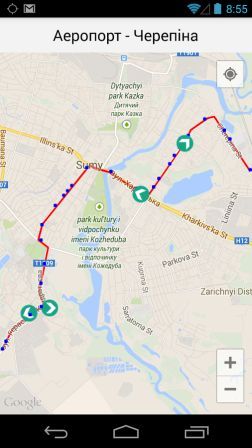 Маршрутки в Сумах онлайн